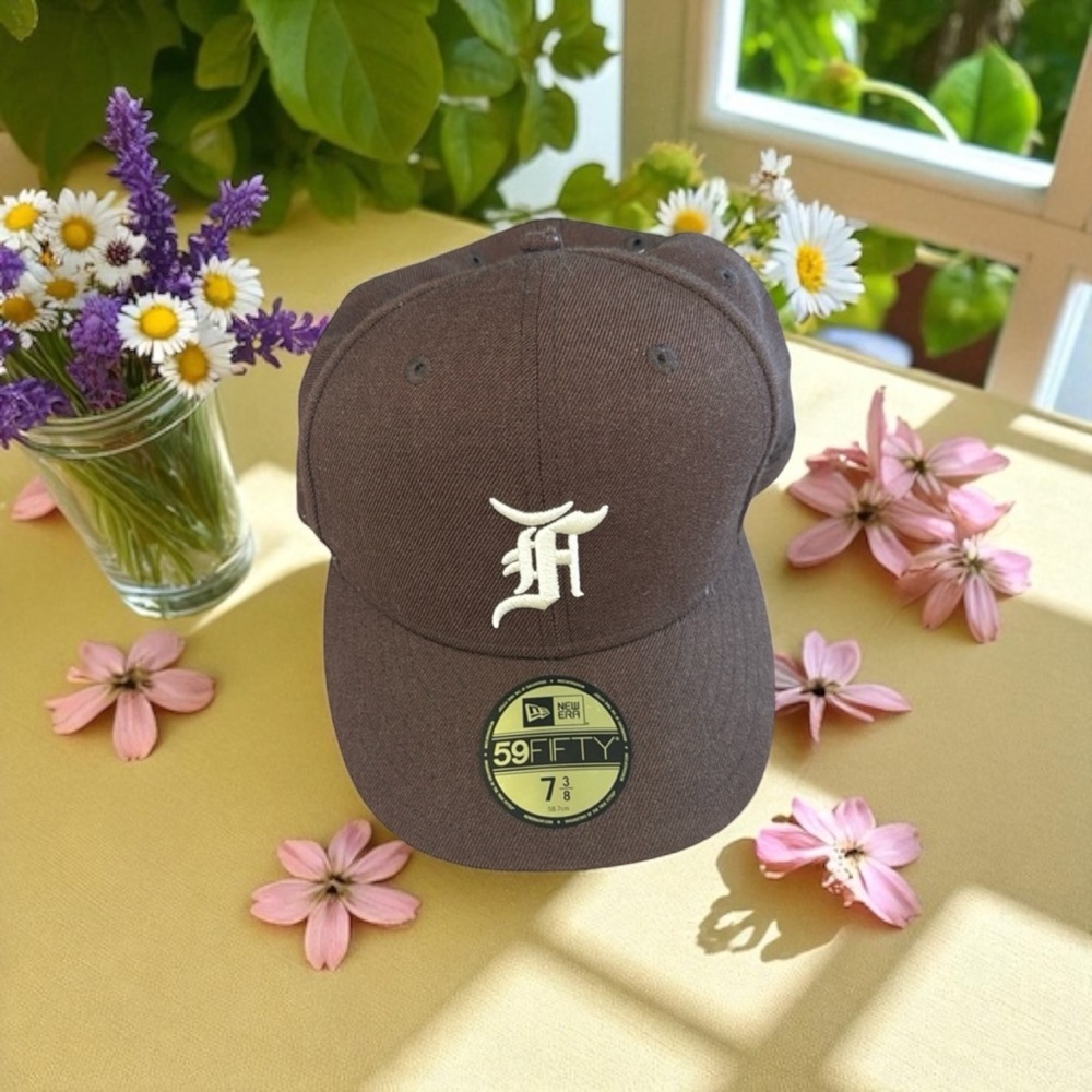 Fear of God Brown F Logo 59FIFTY Cap